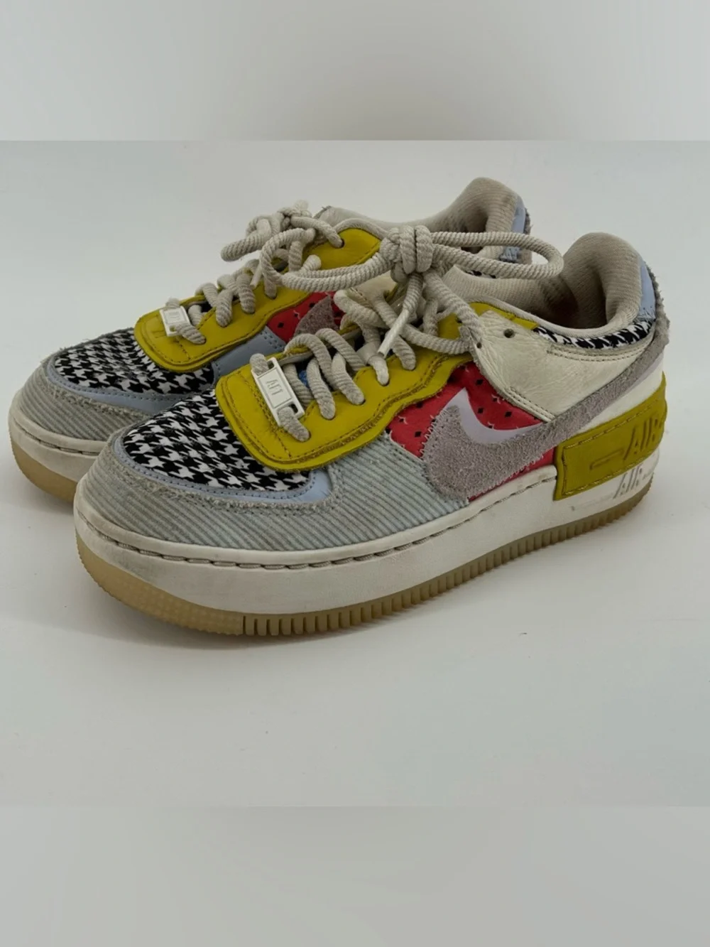 Nike AF 1 Shadow Multicolor Patchwork  Sneakers